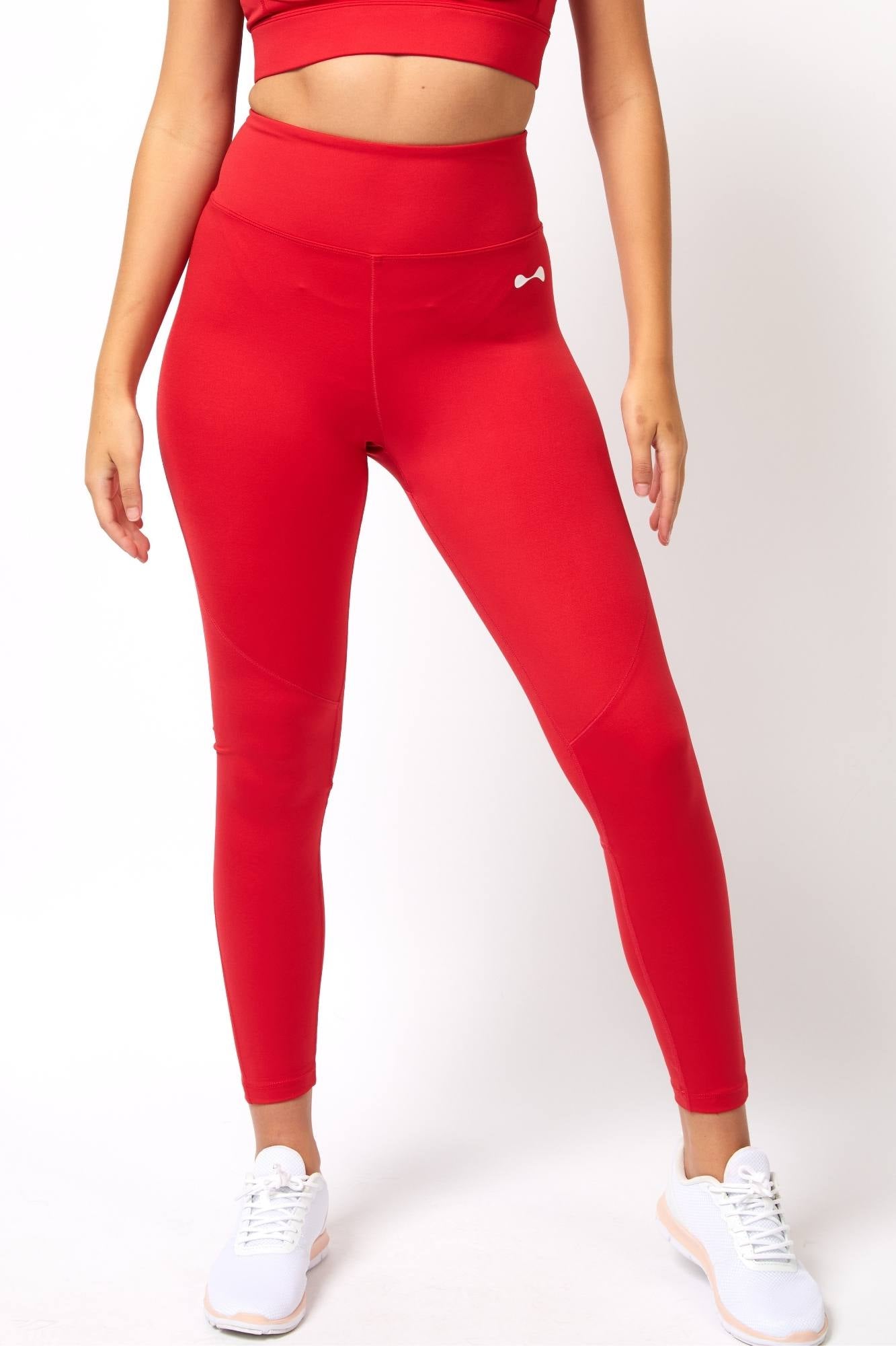Flex Leggings Red - Pokaba