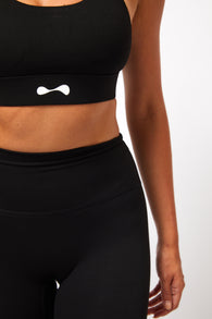 Load image into Gallery viewer, Elevate Sports Bra Black - Pokaba