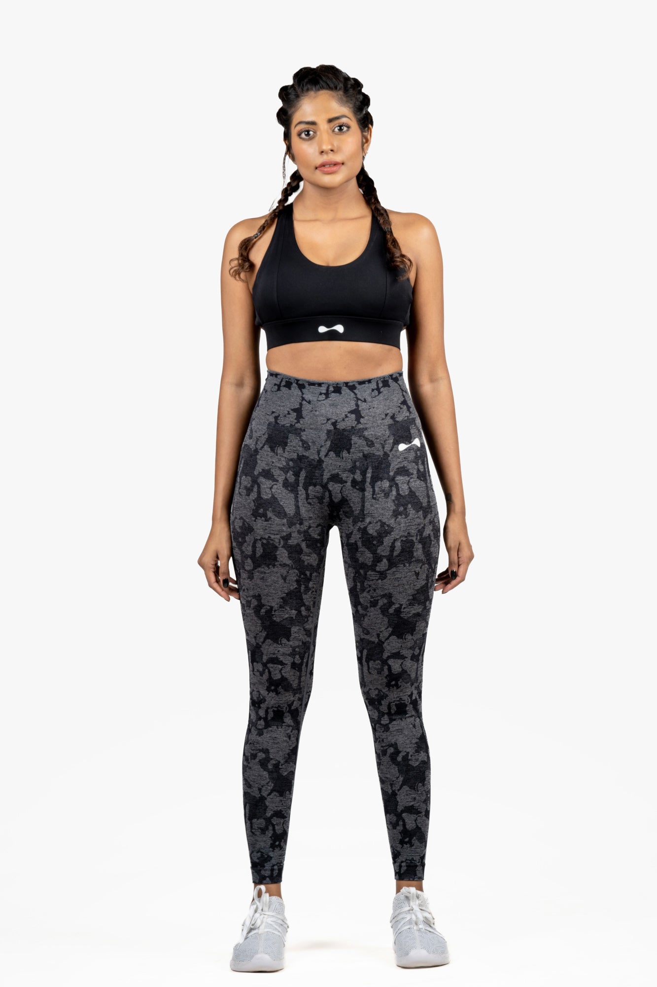 Camo Scrunch Butt Leggings - Pokaba