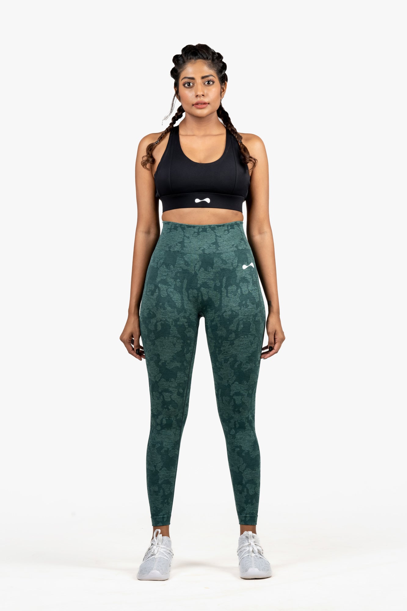 Camo Scrunch Butt Leggings - Pokaba