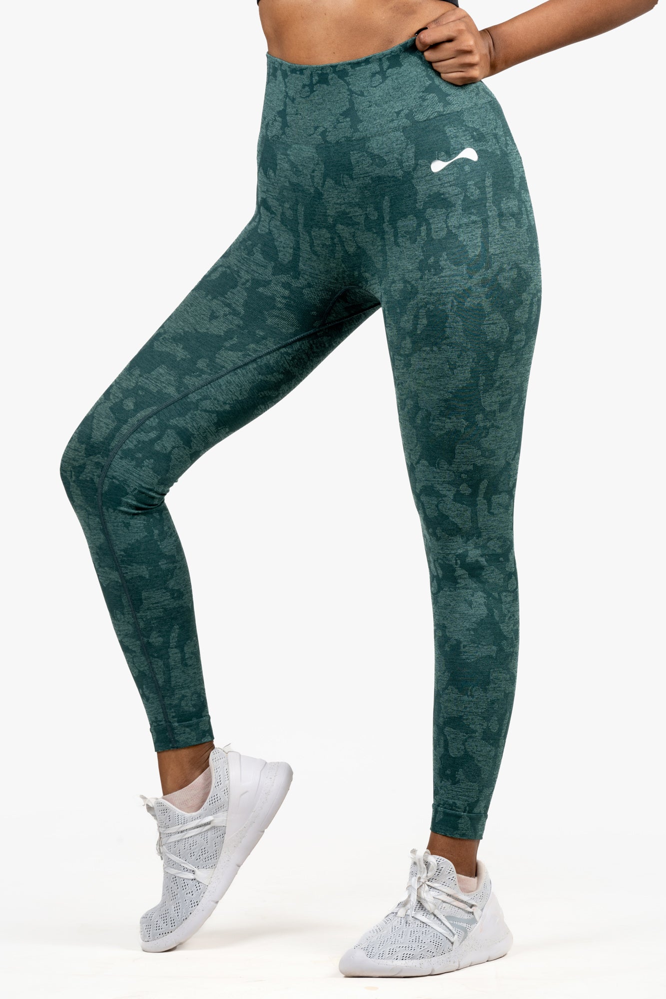 Camo Scrunch Butt Leggings - Pokaba