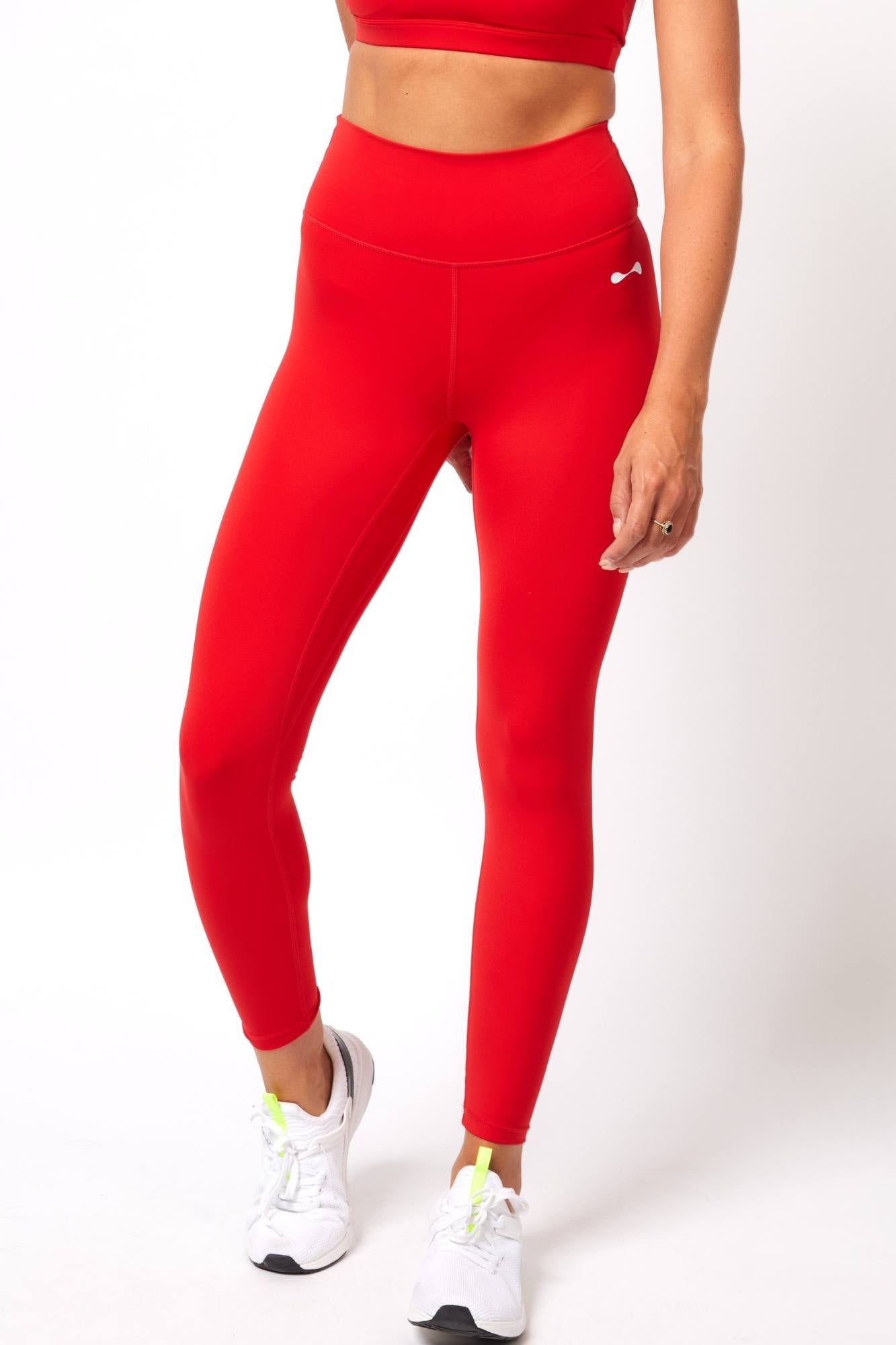Surge Leggings Red - Pokaba